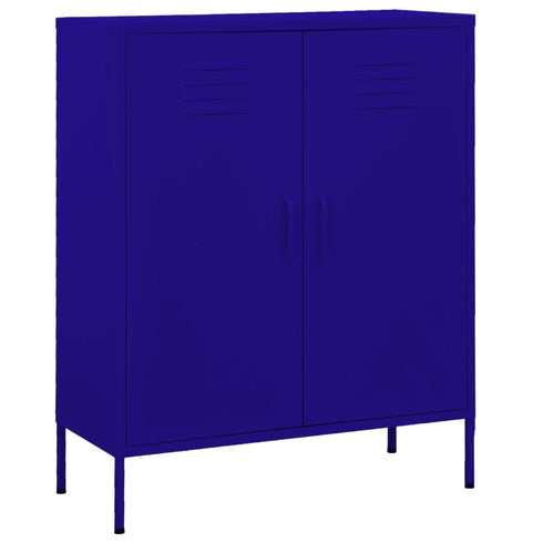 Lady Jillian -  Storage Cabinet Navy Blue 80x35x101,5 cm Steel - Model 3
